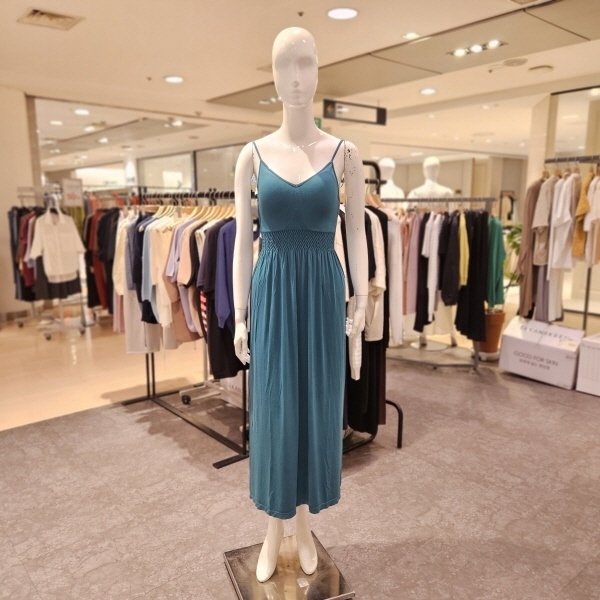 [대구백화점][세컨스킨]모달 브라컵 스트랩 롱 드레스(NDWSD9115)