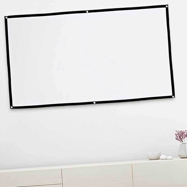 휴대용 빔프로젝터스크린 16 9비율 캠핑빔프로젝터