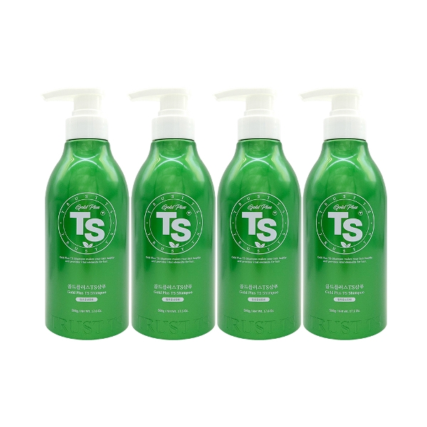 TS 골드플러스 티에스 샴푸 500ml x 4개 /Hb