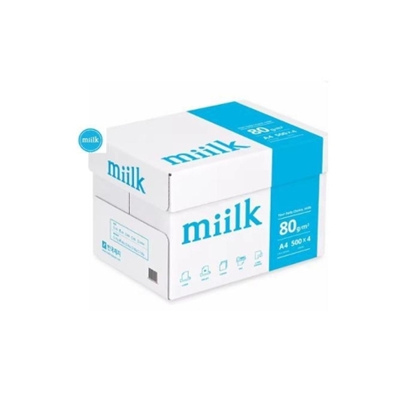 밀크 A4용지 80g 1박스(2000매)