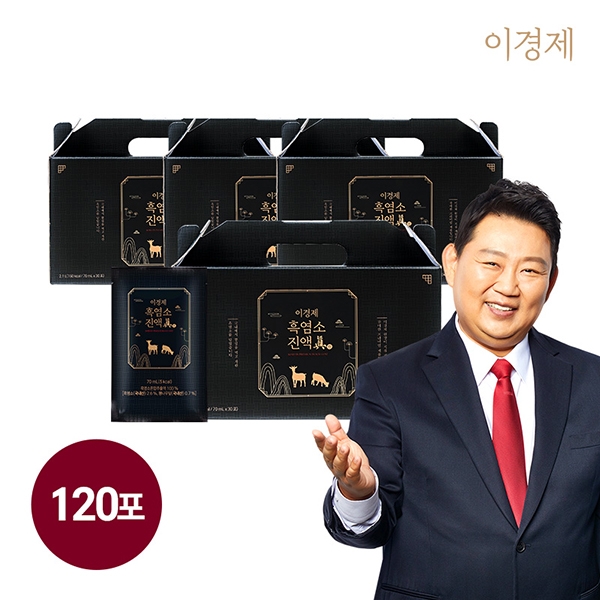 이경제 흑염소 진액 眞 [70ml x 30포 x 4박스 = 총120포]