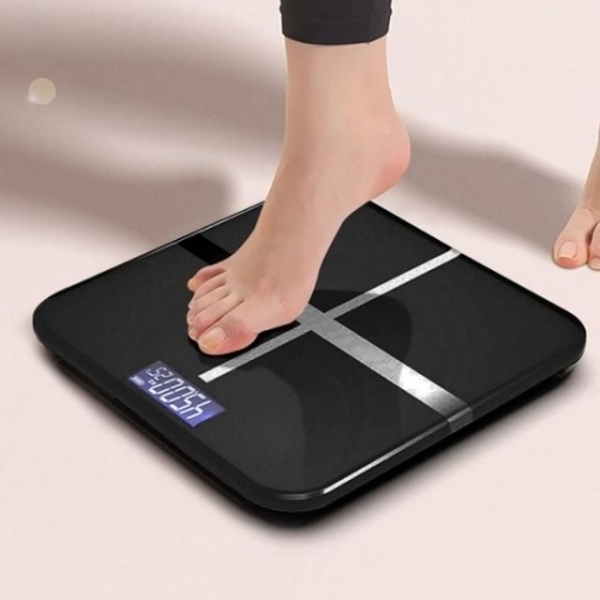 (색상 화이트)디지털 스마트 체중계 가정용 몸무게 측정기 가정용 디지털 미니 스마트  건전지 커피 주방용