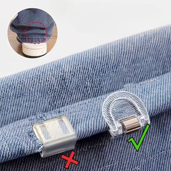 바지밑단클립 2세대 청바지 허리 바지단 줄이기 클립 밑단 기장 셀프 옷수선 길이 고정 클립