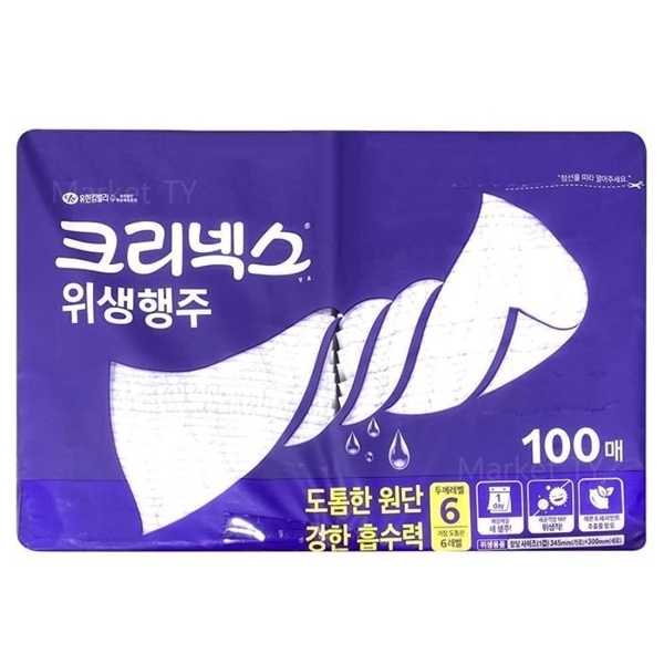 크리넥스 위생 행주 100매