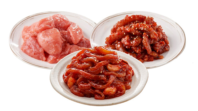[참맛나젓갈] 밥도둑 3인방 / 명란 200g+오징어 200g+낙지젓 200g
