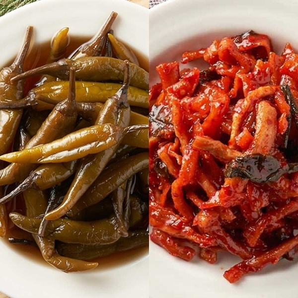 간장고추장아찌 1kg + 무말랭이무침 1kg