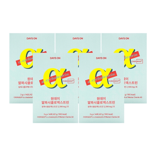 데이즈온 원데이 알파시클로 덱스트린 3g x 14포 x 5박스