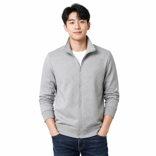 남성 하이넥 무지 집업 자켓 ON-JUA-QWE5DFA0