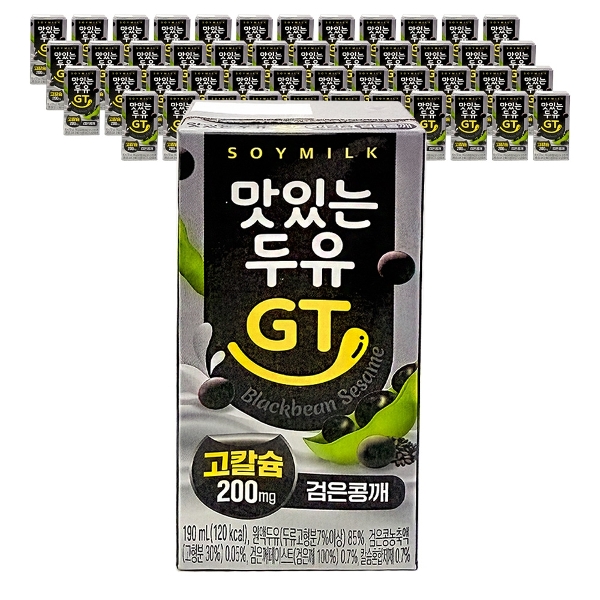 남양유업 맛있는두유 GT 검은콩깨 190ml x 48팩
