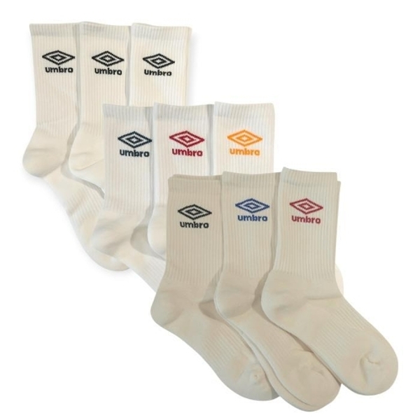 [엄브로] 2026 UR123CSC11/에센셜 쿠셔닝 크루 3PACK/IVY0(아이보리),SCW0(스위트콘),WHT0(화이트)