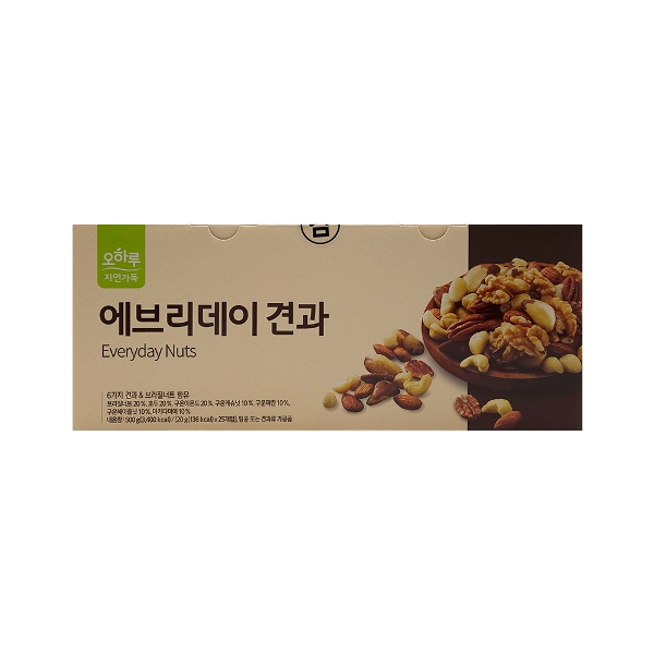 오하루 자연가득 에브리데이 견과 20g x 25개입 x 1박스 /Hb