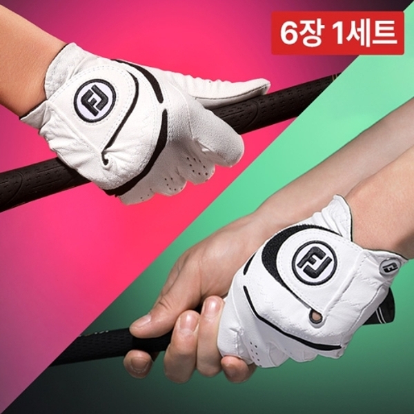 [6장 1세트] 풋조이 NEW 웨더소프 레볼루션 골프장갑 Weather Sof