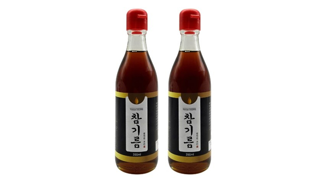 [소비기한임박]정직한곳간 저온압착 통참깨 50년전통 참기름 350ml x 2개