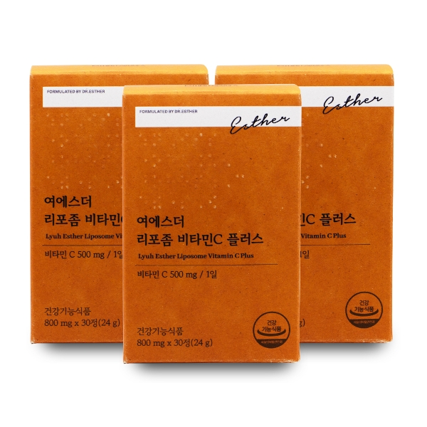 에스더포뮬러 여에스더 리포좀 비타민C 플러스 800mg x 30정 X 3박스 I