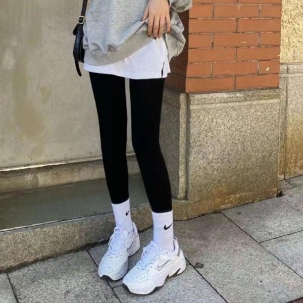 여성 레이어드스커트 밴딩 치마 간절기 롱스커트
