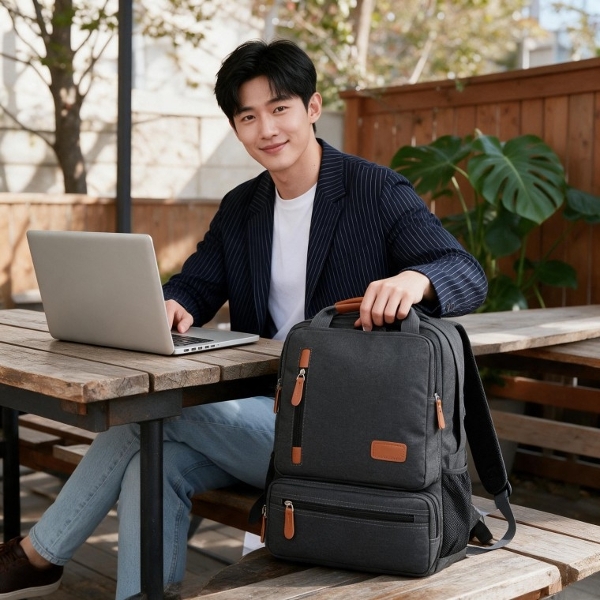백팩 남자 직장인 가방 여행 캠핑 배낭 등산 보관용 보조 출근 여행용 캠핑용 수납