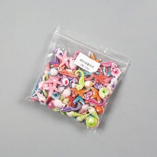 ( )공예놀이 유아비즈 조립꾸미기 만들기용품 대형 100g