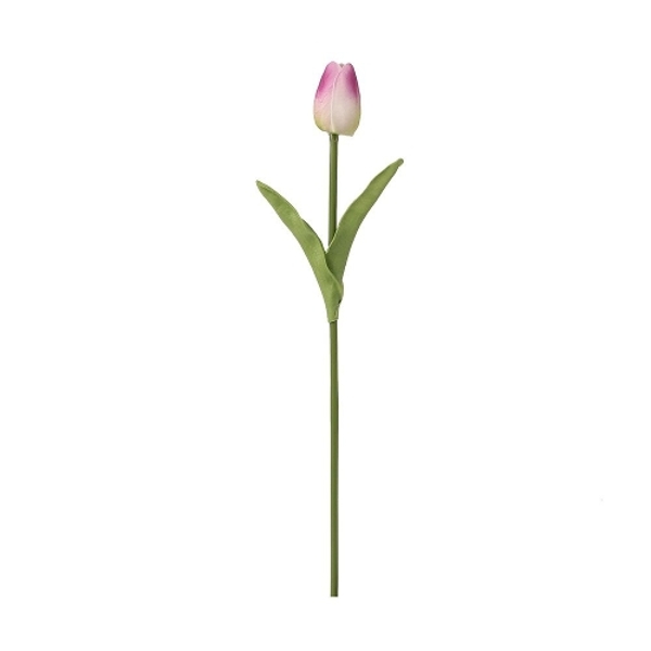 한송이 튤립 조화 핑크 꽃인테리어