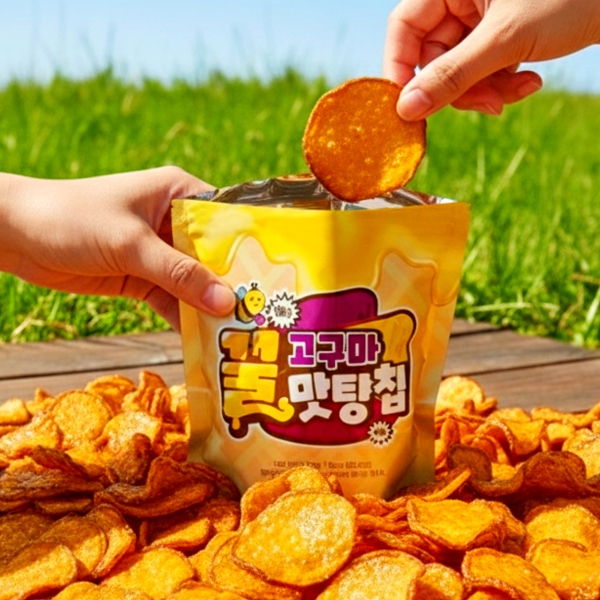 [맛탕칩] 바삭달콤 꿀 고구마맛탕칩 X 20팩