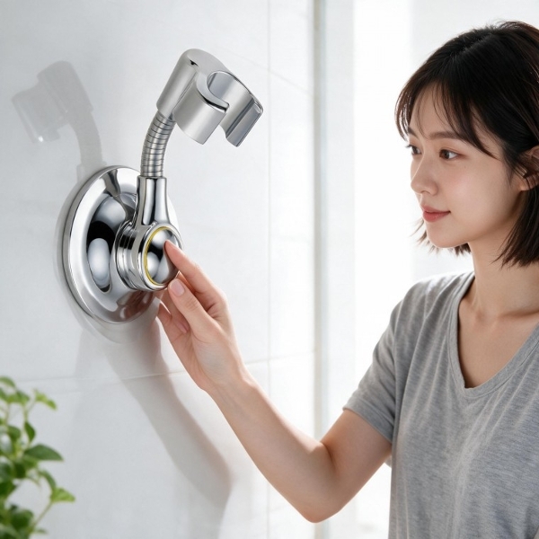 ( )샤워기 거치대 진공 흡착 홀더 벽걸이 걸이 욕실 벽면 부착형 욕실용품 도구 부착용
