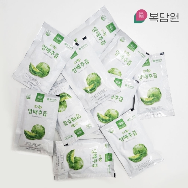 [복담원] 국내산 양배추즙 100ml x 100포 (벌크,실속형)