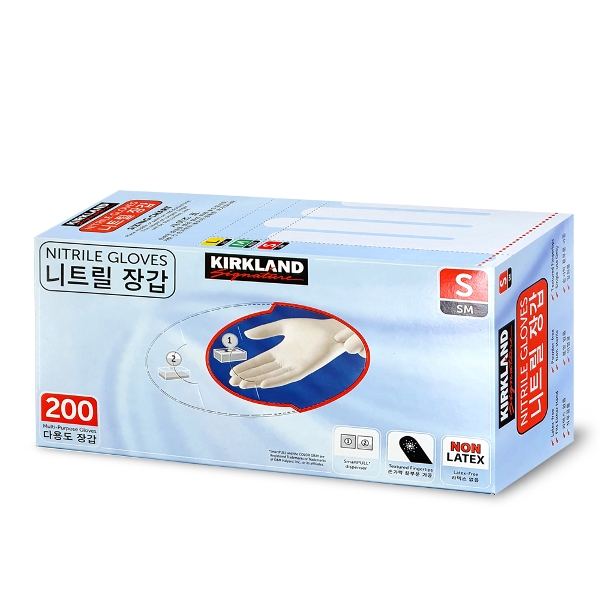 커클랜드 니트릴장갑 S 200매 1팩 (200매)