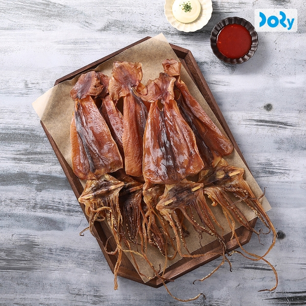 [맛도리] 바로 먹는 마른오징어 쫄쫄이 오징어 300g (6-10미)
