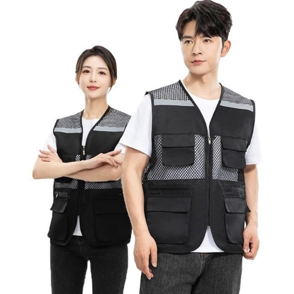 여름 망사 반사가드 시원한 작업 조끼