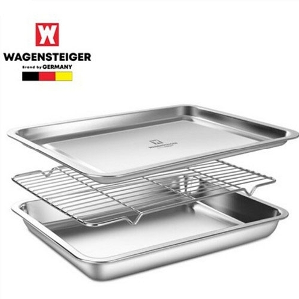 [WAGENSTEIGER] 바겐슈타이거 사각 스텐 트레이 세트 39.5cm