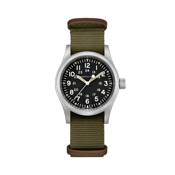 해밀턴 카키 H69439931 남성 나토 메커니컬 38mm