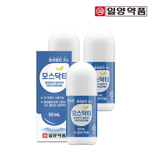 [일양약품] 모스닥터 썸머쿨액(벌레물린후/볼타입) 3개