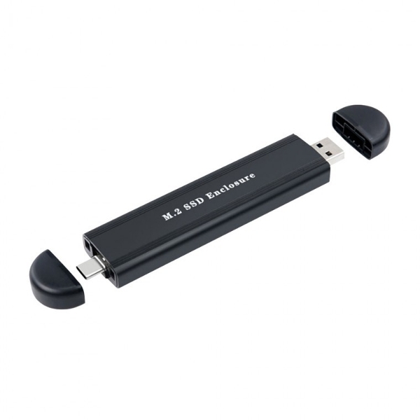 USB 3.0 TYPE C TYPE A M.2 SSD 외장케이스 블랙 NVME NGFF PC 노트북 태블릿 커넥터