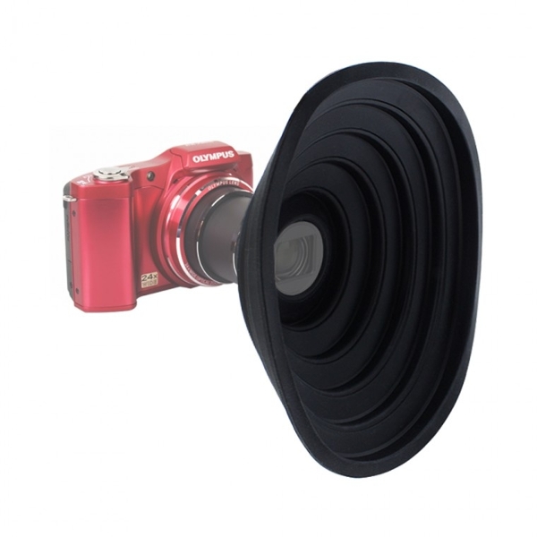 ( )카메라 렌즈 후드 스커트 30mm 50mm 커버 반사광 방지 촬영