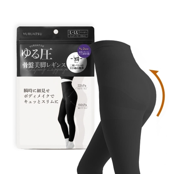 일본 직수입 힙업 보정 압박 레깅스(블랙) G