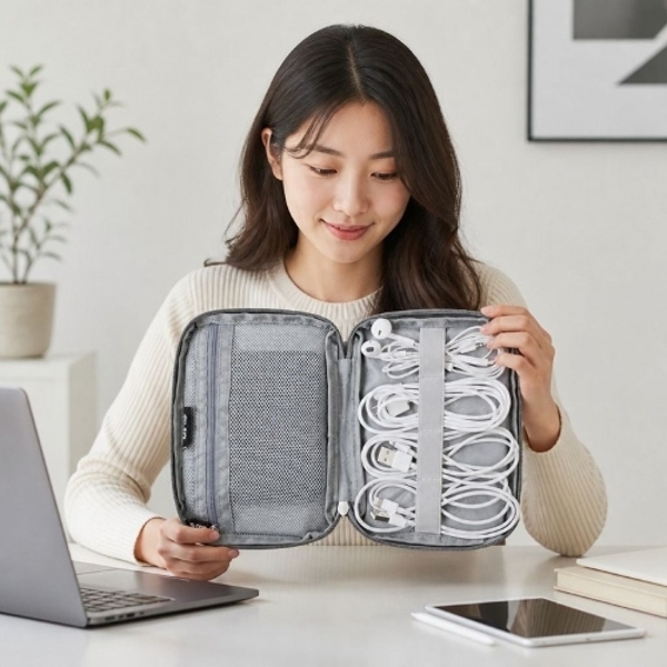외장 전용 케이스 파우치 HDD 데이터 케이블 보관 정리함