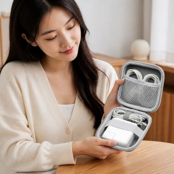 파우치 케이스 어댑터 전원 팩 데이터 케이블 정리함 수납 가방