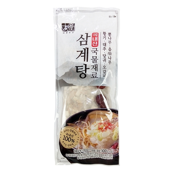 닭백숙 삼계탕 재료 한약재 약초 육수 티백 10봉