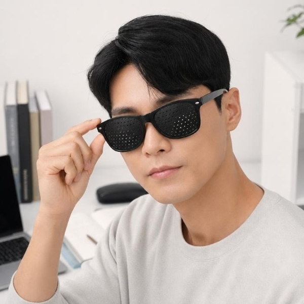 선그라스 시력보호 핀홀안경 눈운동 시력관리 눈보호