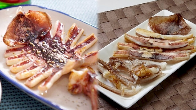 별미 원양산 구룡포에서작업 반건조오징어 10미 500G 내외