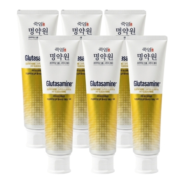 죽염 명약원 프리미엄 잇몸 시린이 케어 글루타사민 치약 120gX6개