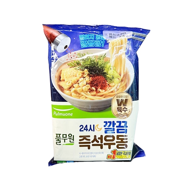 풀무원 24시 깔끔 즉석 우동 321.2g 아이스박스포장