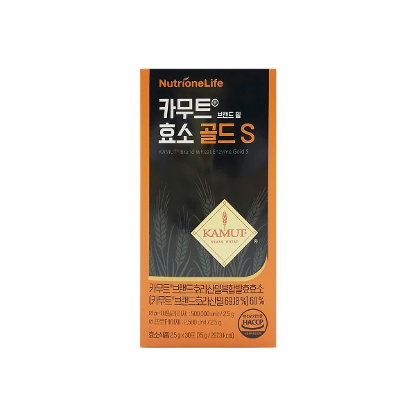 뉴트리원 카무트 효소 골드S 2.5g x 30포 x 1개