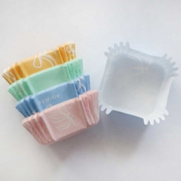 사각 쿠킹컵 10P 베이킹컵
