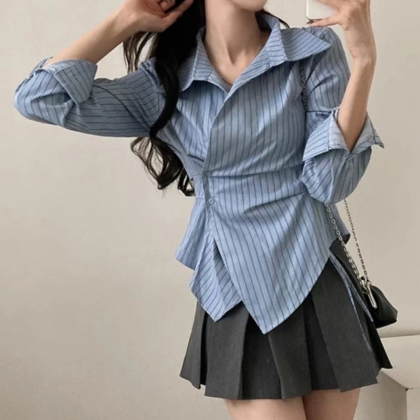 출근룩 오피스 랩스타일 셔츠 블라우스 SSH-085