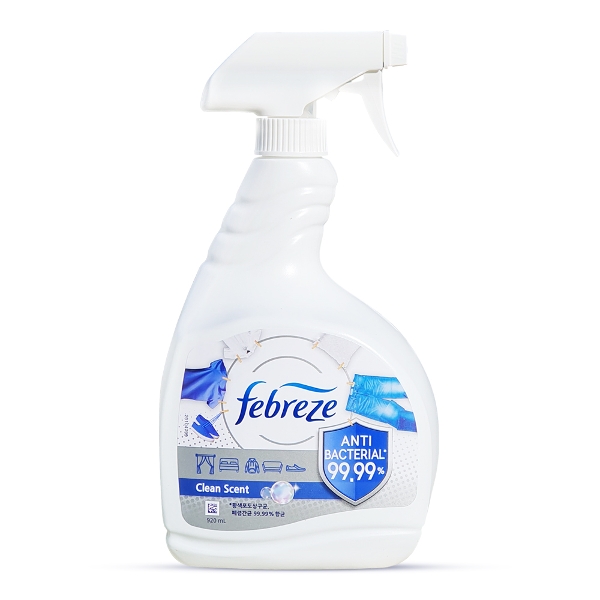 페브리즈 항균 플러스 섬유탈취제 깨끗한향 본품 920ml 1개
