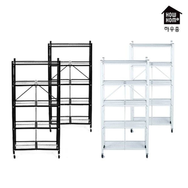 [노루하우홈] 폴딩선반 5단 + 폴딩선반 5단