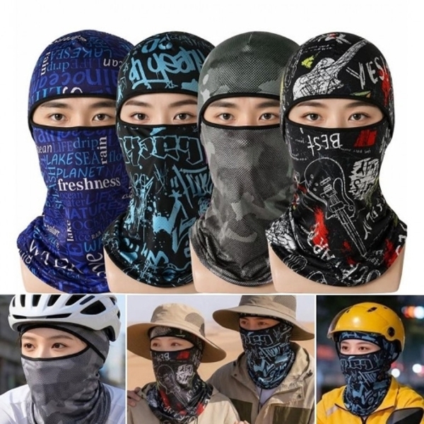 메쉬 쿨 바라클라바 여름 자전거 등산 복면 마스크