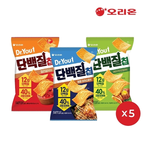 닥터유 단백질칩 3종15개 (야끼소바5+오징어5+칠리5)