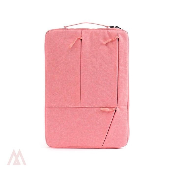 손잡이 노트북 파우치 핑크 39x27cm 세련된노트북가방 여자노트북가방 여성노트북가방