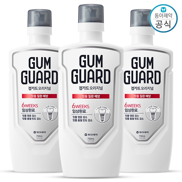 동아제약 검가드 오리지널 750ml 3개